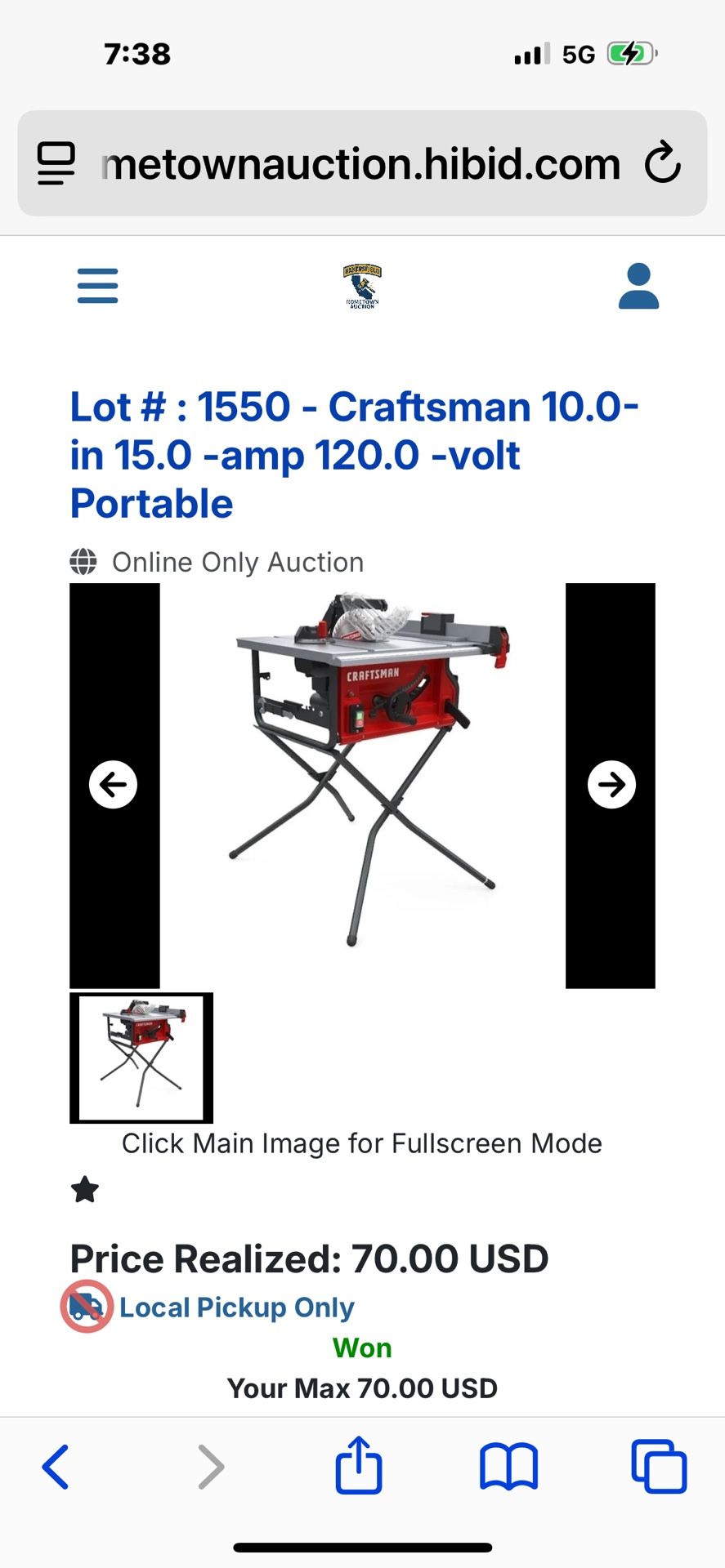 Chatman 10” Table Saw 