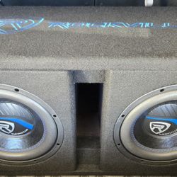 Rockville 10inch dual subwoofers