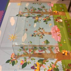 Clear Glass Coffee Table-New
