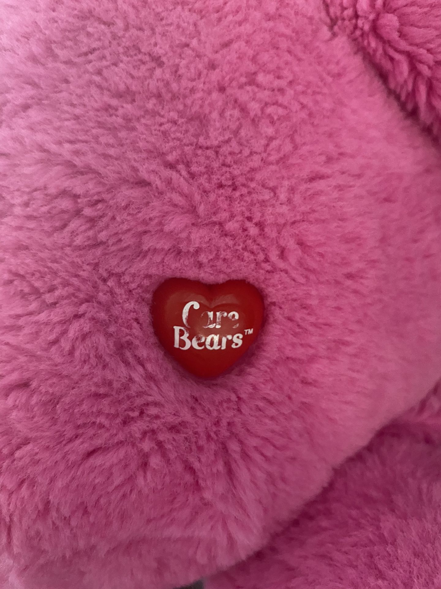 CARE BEARS Cheer Bear 20” 2015 JUMBO LARGE Soft Plush Rainbow Pink Stuffed Animal