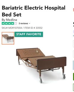 FREE - Bariatric Hospital Bed!!