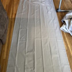 4 Large Grey Curtain Panels 