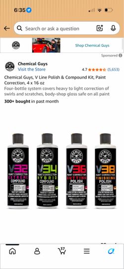 Chemical Guys V Line 4-Bottle Paint Correction Kit