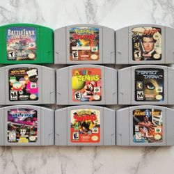 Nintendo 64 Games mario, South Park, 007 and more
