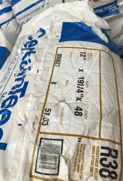 INSULATION/INSULACION R-38 FOR ATTIC 19” width 205 sq ft ‼️‼️12 Farrell St Houston Tx 77022🔥🔥🔥🔥🔥🔥