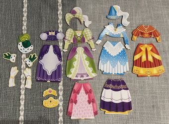 Melissa and Doug Magnetic Dress Up Doll Princess Elise 8" inches