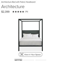 Queen room and Board Architecture Bed