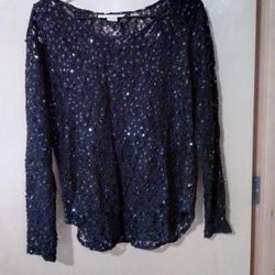 Top Size L Sequin And Lace Beautiful