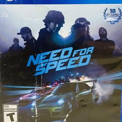 NEED FOR SPEED [Playstation 4] Tested Authentic No Manual