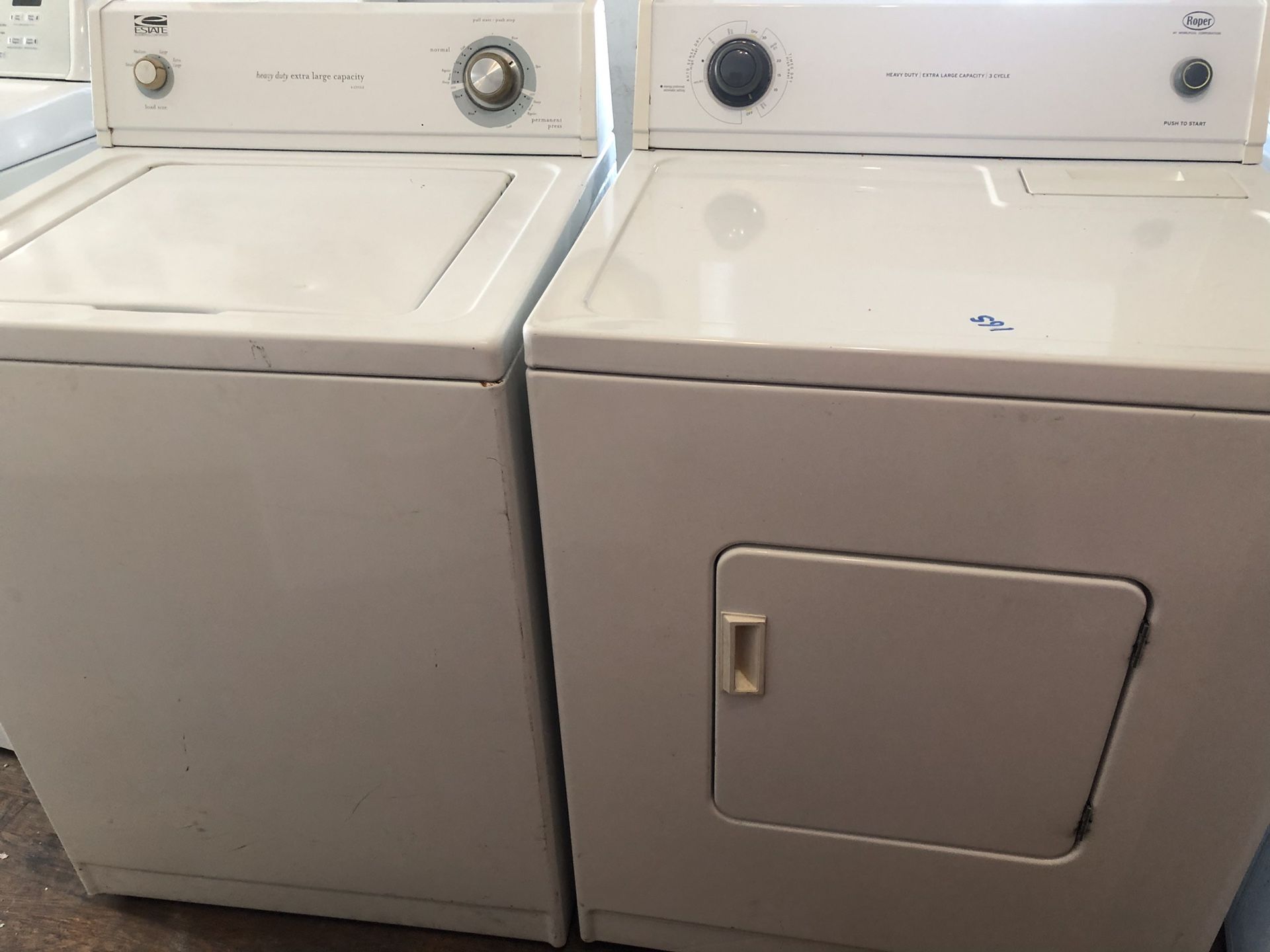 Whirlpool Nice Washer & Electric Dryer! Heavy Duty! Large Capacity! 100% Guaranteed! We Can Deliver!