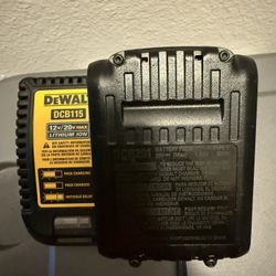 DCB201 20v Battery+ DCB115 20v Charger