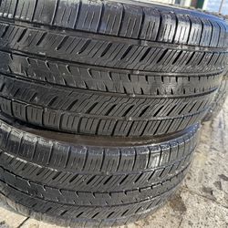 235/46R18 2 used  tires yokohama