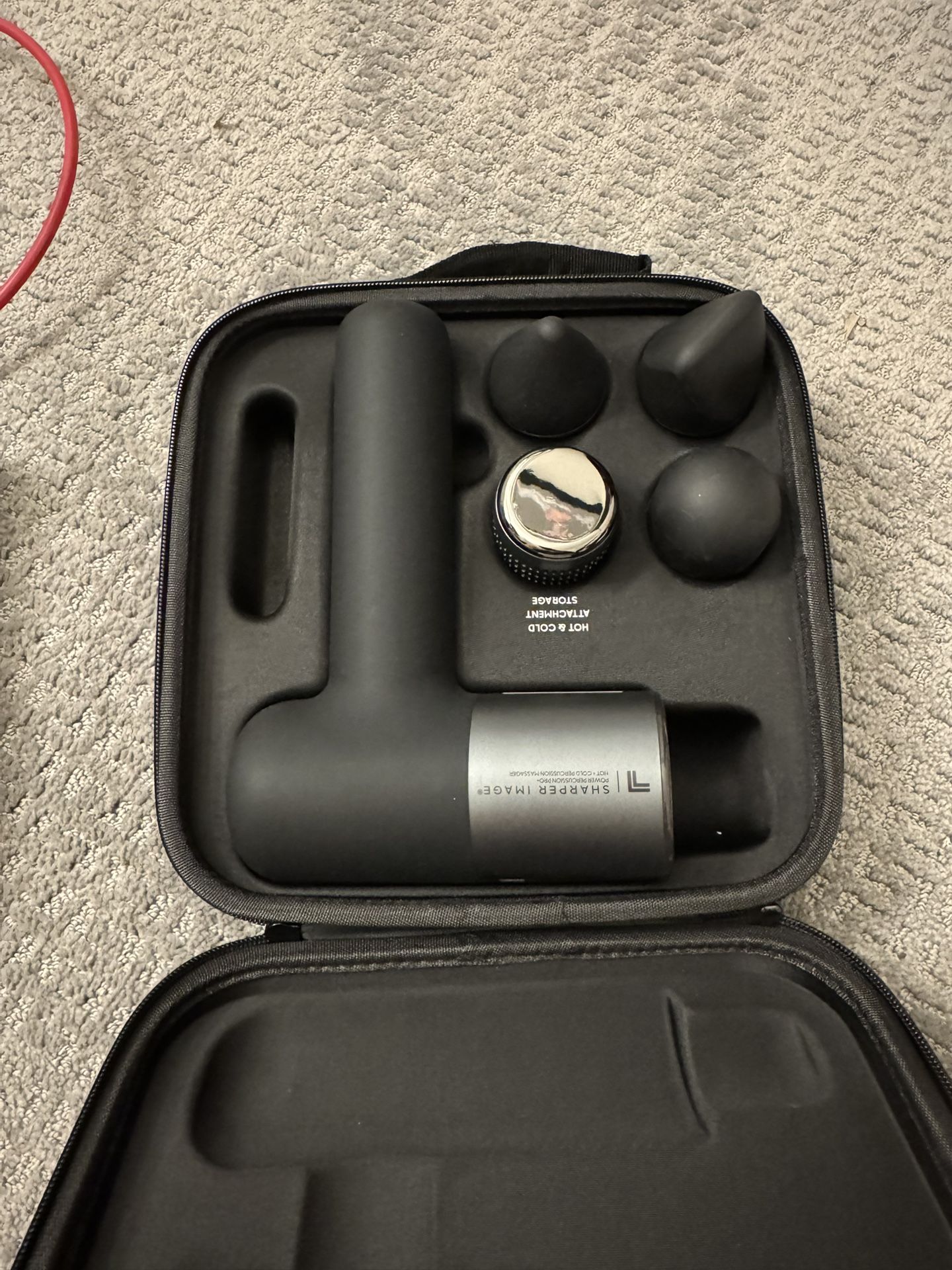 💪 Sharper Image PP Pro+ Percussion Massage Gun – Hot & Cold Therapy, Like New