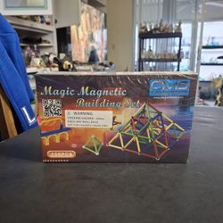 "NEW " 156 Piece Educational Magnetic Building Set - A Brain Boosting Toy For Kids & Adults 