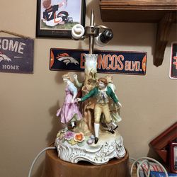 Capodimonte Table Lamps With Porcelain Shades