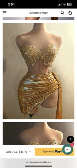 Gold Dress