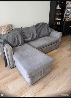 Used Couch opens to bed