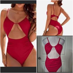 Cupshe Cutout One Piece Swimsuit MEDIUM