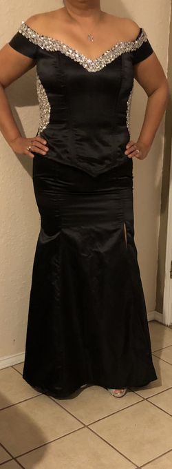 Hermoso vestido de noche dos piezas