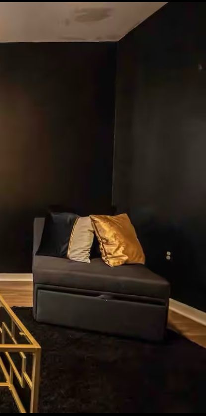 Black Futon Sleeper Chair