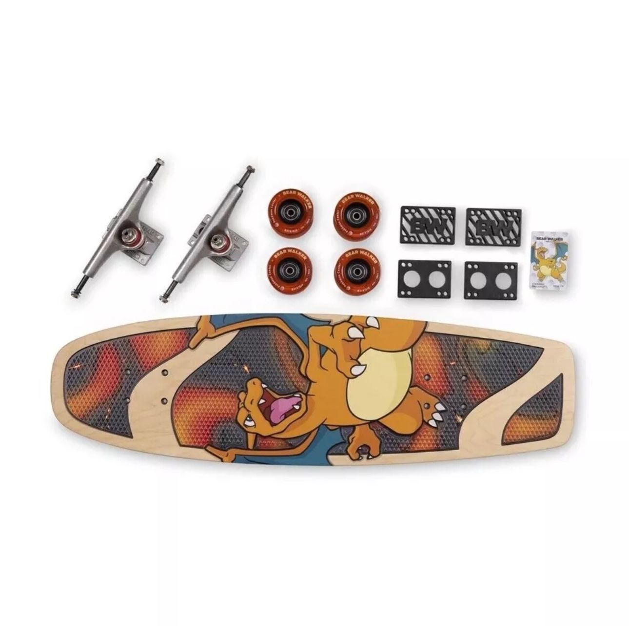 Pokémon Center × Bear Walker: Charizard Skateboard (2024), No Card, /750