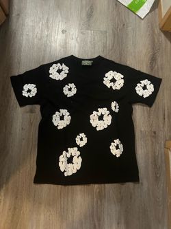 Denim tear t shirt black