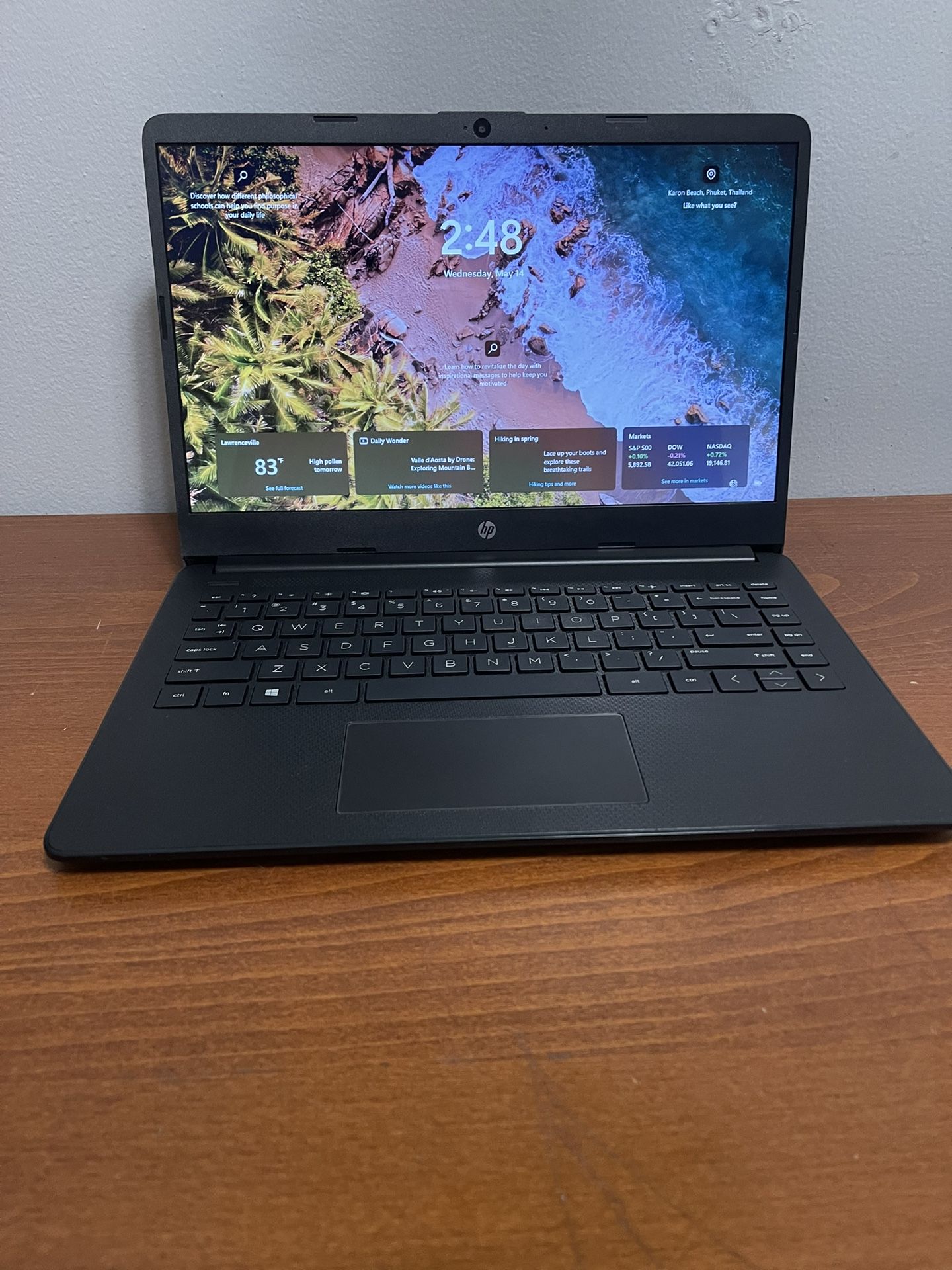 HP 14” Laptop 2.30GHz AMD Silver Processor 4GB Ram 128GB SSD WIN11