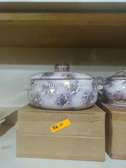 Extremely Rare Vintage Still In Box bella Lustra Casserole Dish