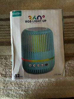 360* RGB Light up wireless bluetooth speaker