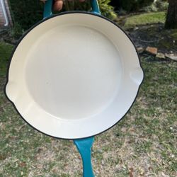 Crock Pot Artisan Enameled Cast Iron Round Skillet 