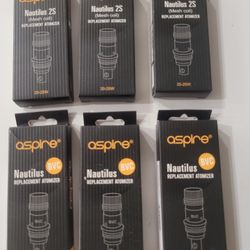 Aspire Nautilus 2S, BVC lot Of 6 Boxes
