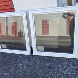 2x) 37x38 IMPACT CASEMENT WINDOWS