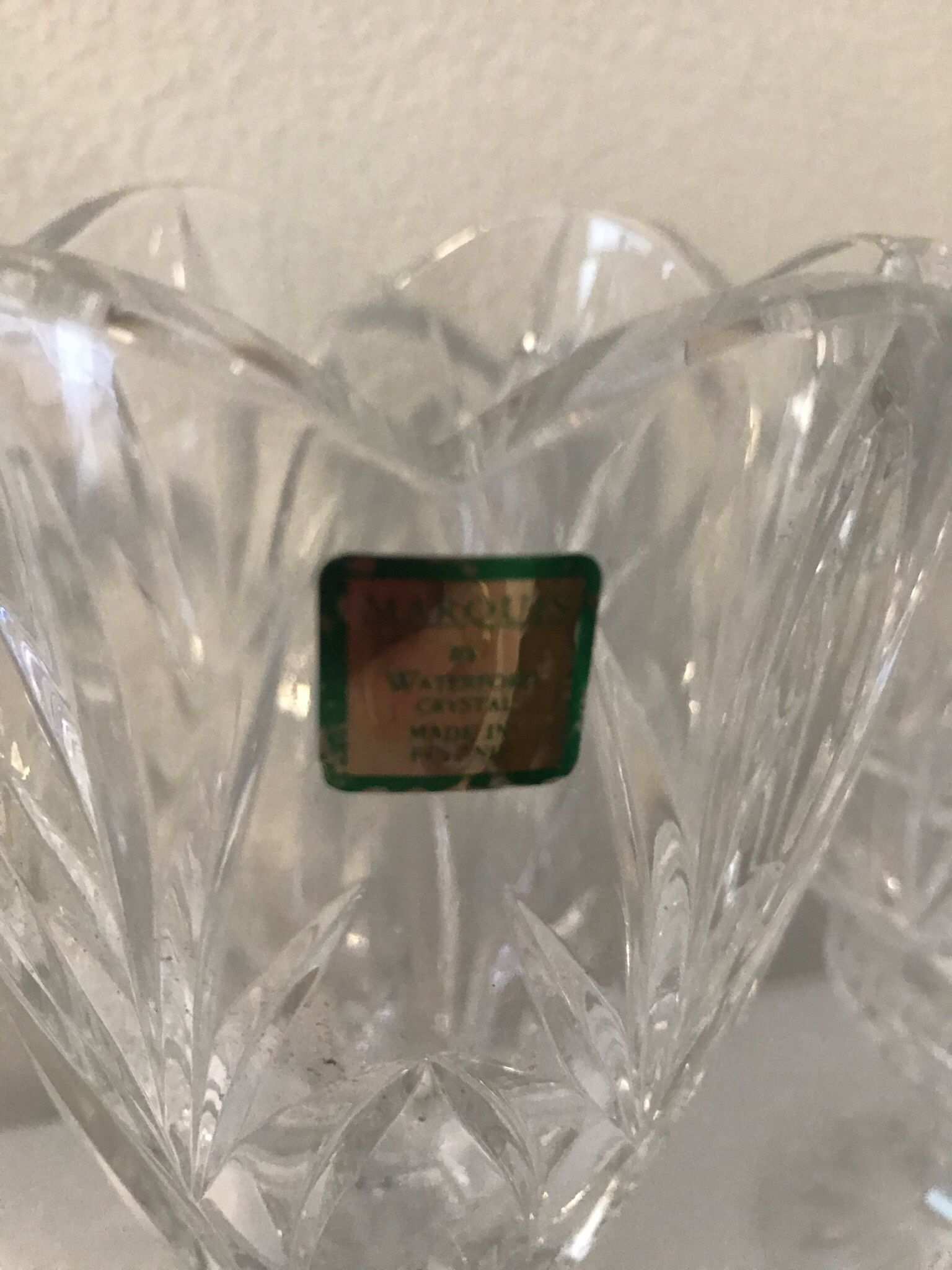 Waterford Crystal Vase 