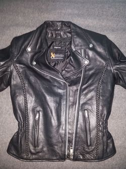 Ladies Element Heavy Leather Jacket