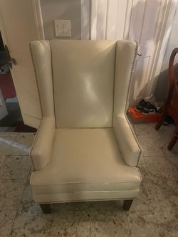 White Wingback Chair
