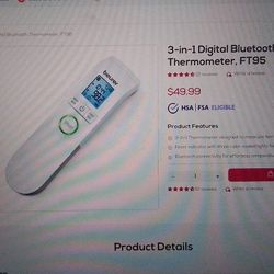 beurer Non-Contact Therometer (Smart Management Management) 3 In 1 W/free App