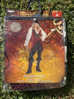 Women Halloween Pirate costume- 12/14 Top Only 