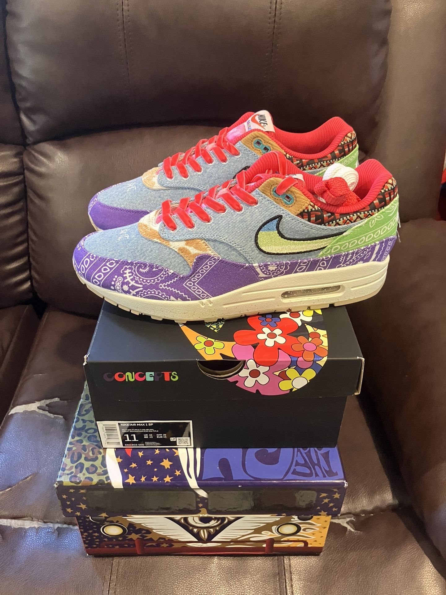 Nike Air Max 1 SP Concepts Far Out Special Box Size 11