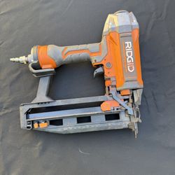 Ridgid Finish Nailer Gun, Brand New