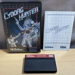 Sega Master System Cyborg Hunter Video Game Complete