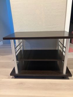 3-Tier TV Stand with Wheels