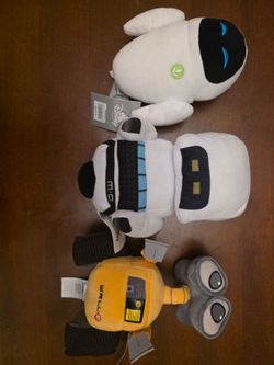 Disney Pixar WALL-E Plush Set of 3