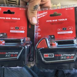 Milwaukee XC5.0 Batteries 