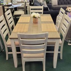 Dinings Tables and 6 Chairs