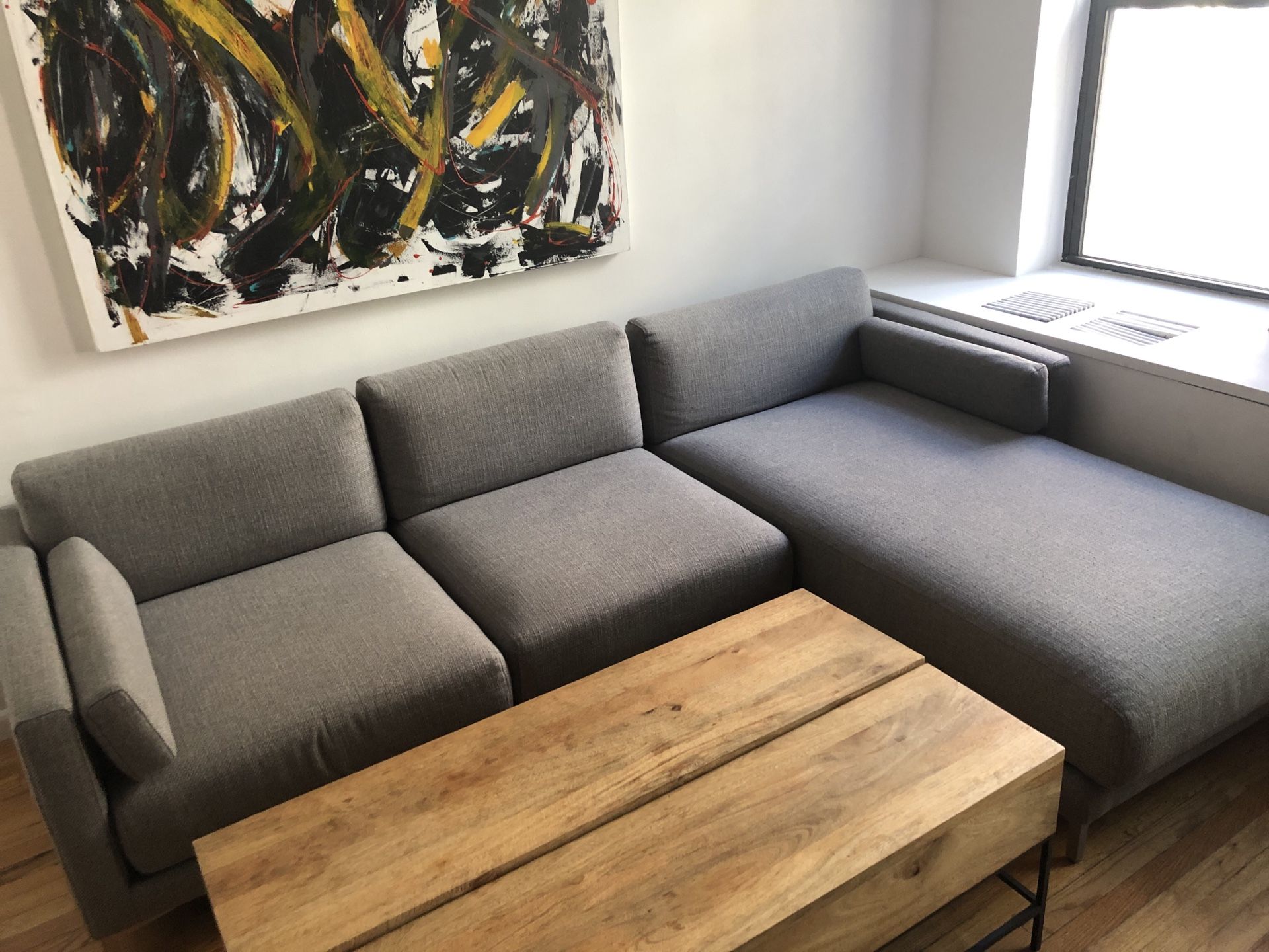 CB2 Sectional Couch - Like New