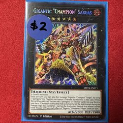 Gigantic “Champion” Sargas