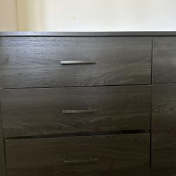 dark grey dresser 