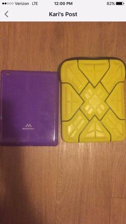iPad 2 protective rubber case and carrying case