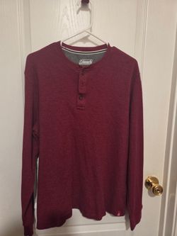 Coleman Henley Shirt Size Large