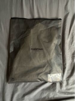 Grey Oatmeal Essentials Fear of God shorts